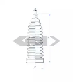 Пыльник, рулевое управление SPIDAN купить