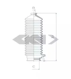 Пыльник, рулевое управление SPIDAN купить