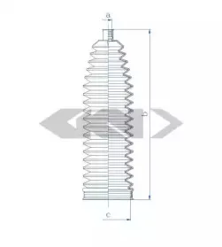 Пыльник, рулевое управление SPIDAN купить