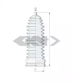 Пыльник, рулевое управление SPIDAN купить