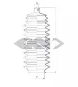 Пыльник, рулевое управление SPIDAN купить