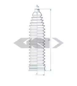 Пыльник, рулевое управление SPIDAN купить