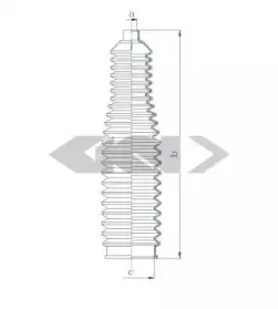 Пыльник, рулевое управление SPIDAN купить
