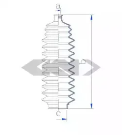 Пыльник, рулевое управление SPIDAN купить