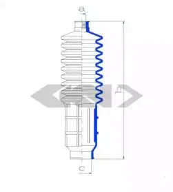 Пыльник, рулевое управление SPIDAN купить