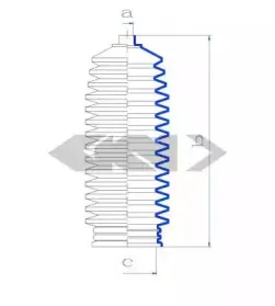 Пыльник, рулевое управление SPIDAN купить