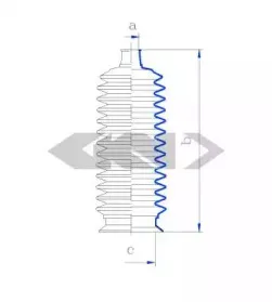 Пыльник, рулевое управление SPIDAN купить