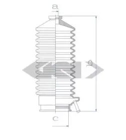 Пыльник, рулевое управление SPIDAN купить