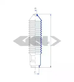 Пыльник, рулевое управление SPIDAN купить