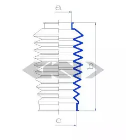 Пыльник, рулевое управление SPIDAN купить