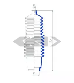 Пыльник, рулевое управление SPIDAN купить