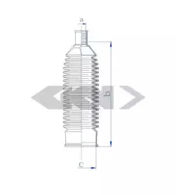 Пыльник, рулевое управление SPIDAN купить