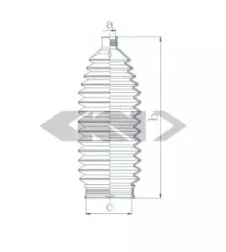 Пыльник, рулевое управление SPIDAN купить