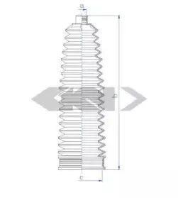 Пыльник, рулевое управление SPIDAN купить