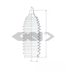 Пыльник, рулевое управление SPIDAN купить