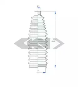 Пыльник, рулевое управление SPIDAN купить