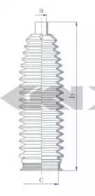 Пыльник, рулевое управление SPIDAN купить