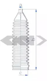 Пыльник, рулевое управление SPIDAN купить