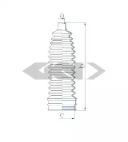 Пыльник, рулевое управление SPIDAN купить
