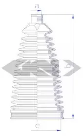 Пыльник, рулевое управление SPIDAN купить
