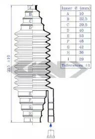 Комплект пылника, рулевое управление SPIDAN купить