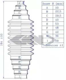 Комплект пылника, рулевое управление SPIDAN купить