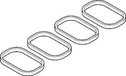 Комплект прокладок гумових ELRING купить