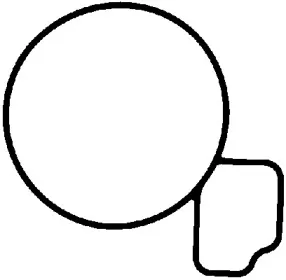 Прокладка двигуна гумова ELRING купить