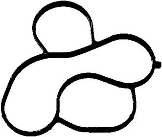 Прокладка двигуна гумова ELRING купить