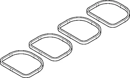 Комплект прокладок, впускной коллектор ELRING купить