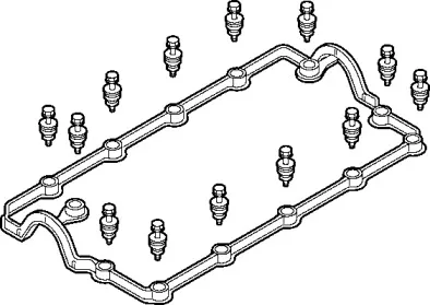 Комплект прокладок, крышка головки цилиндра ELRING купить