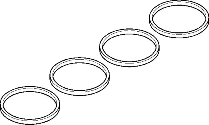 Комплект прокладок гумових ELRING купить