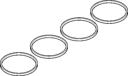 Комплект прокладок, впускной коллектор ELRING купить