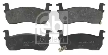 Комплект тормозных колодок, дисковый тормоз FEBI BILSTEIN купить