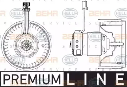 Вентилятор салона BEHR HELLA SERVICE купить