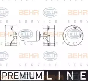Вентилятор салона BEHR HELLA SERVICE купить
