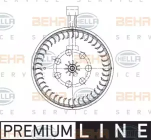 Вентилятор салона BEHR HELLA SERVICE купить