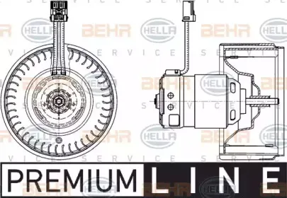 Вентилятор салона BEHR HELLA SERVICE купить