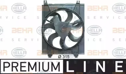 Вентилятор, конденсатор кондиционера BEHR HELLA SERVICE купить