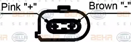 Вентилятор, охлаждение двигателя BEHR HELLA SERVICE купить
