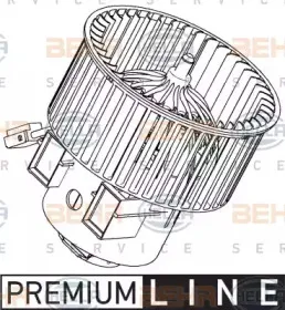 Вентилятор салона BEHR HELLA SERVICE купить