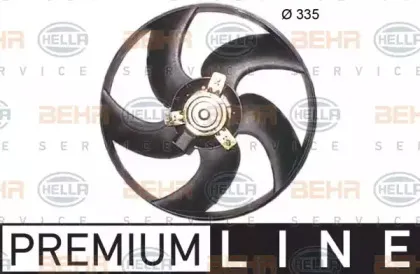 Вентилятор, охлаждение двигателя BEHR HELLA SERVICE купить