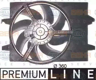 Вентилятор, охлаждение двигателя BEHR HELLA SERVICE купить