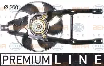 Вентилятор, охлаждение двигателя BEHR HELLA SERVICE купить