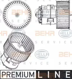 Вентилятор салона BEHR HELLA SERVICE купить