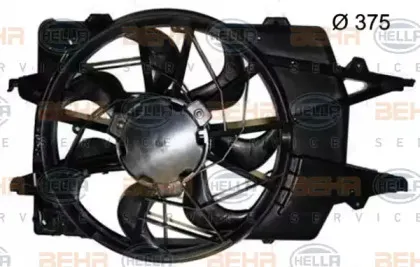 Вентилятор, охлаждение двигателя BEHR HELLA SERVICE купить