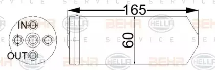 Осушитель, кондиционер BEHR HELLA SERVICE купить