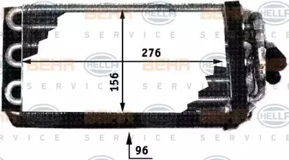 Испаритель, кондиционер BEHR HELLA SERVICE купить