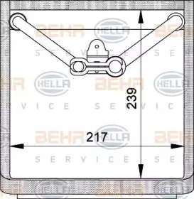Испаритель, кондиционер BEHR HELLA SERVICE купить