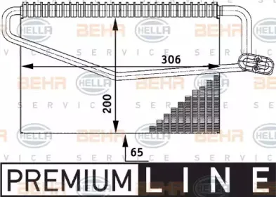 Испаритель, кондиционер BEHR HELLA SERVICE купить
